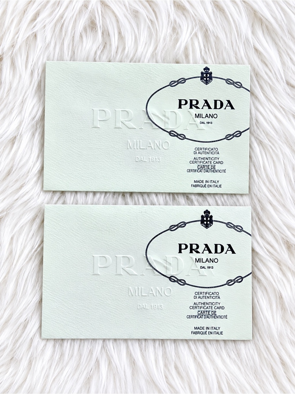 PRADA MILANO ENVELOPES